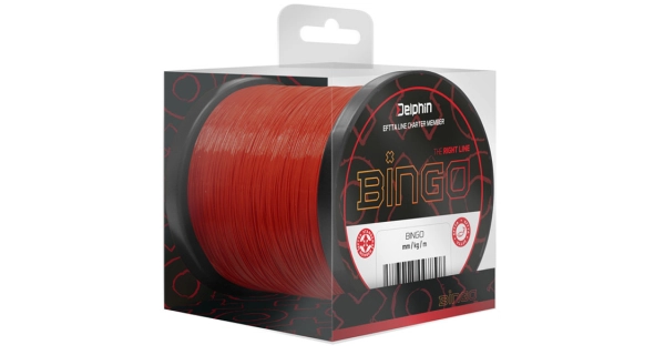 DELPHIN - Vlasec Bingo Matt Červená 0,30 mm 7,4 kg 600 m