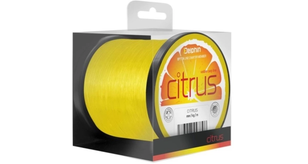 DELPHIN - Vlasec Citrus Žltý 0,25 mm 11 lb 600 m