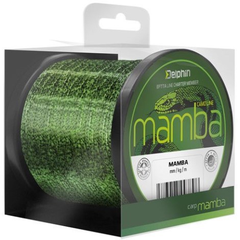 DELPHIN - Vlasec Mamba Carp Camo 0,30 mm 15,5 lb 300 m