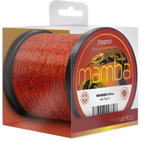 DELPHIN - Vlasec MAMBA Carp Fire 0,28 mm 6,1 kg 600 m