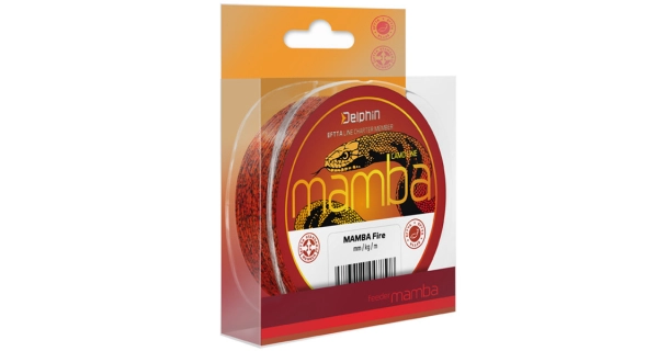 DELPHIN - Vlasec Mamba Feeder Fire 0,28 mm 6,1 kg 200 m