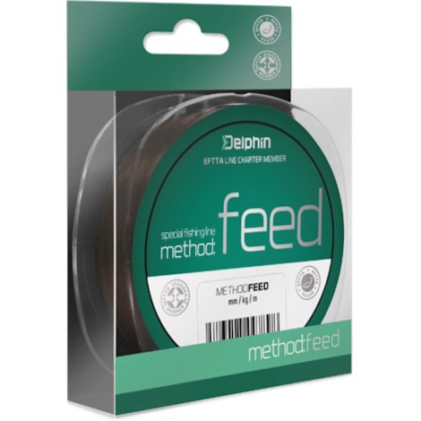 DELPHIN - Vlasec Method Feed Hnedý 0,20 mm 300 m