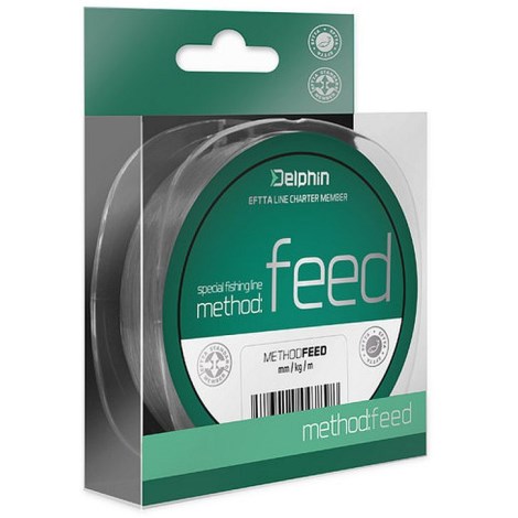 DELPHIN - Vlasec Method Feed sivý 150 m 0,18 mm