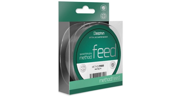DELPHIN - Vlasec Method Feed sivý 200 m 0,18 mm