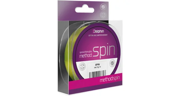 DELPHIN - Vlasec Method Spin Žltá 0,18 mm 3 kg 150 m