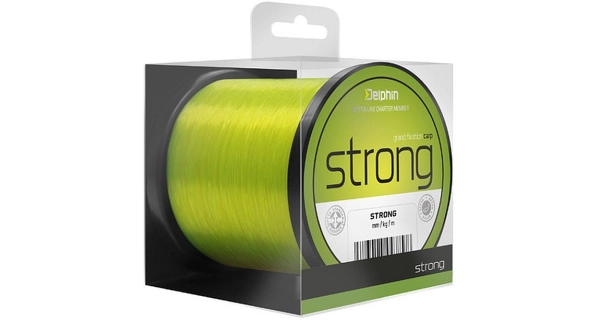 DELPHIN - Vlasec Strong Carp žltý 600 m 0,32 mm 8,8 kg