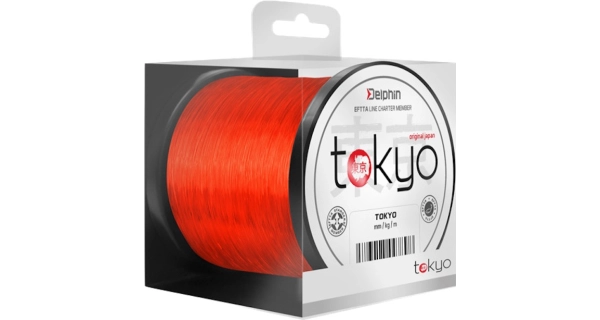 DELPHIN - Vlasec Tokyo Oranžový 0,261 mm 5,4 kg 1200 m