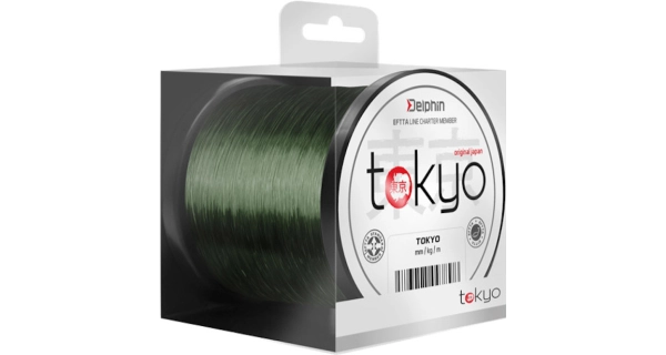 DELPHIN - Vlasec Tokyo Zelený 0,369 mm 10 kg 1000 m