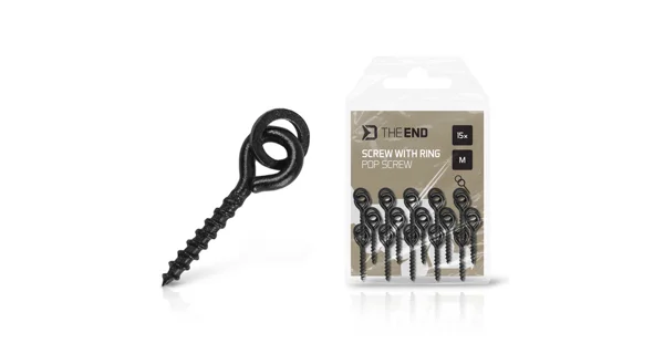 DELPHIN - Vrtáčik s krúžkom TheEND POP Screw 15 ks M