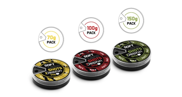 DELPHIN - Vyvažovacia olovka Soft Zelená krabička 0,25-3 g 150 g
