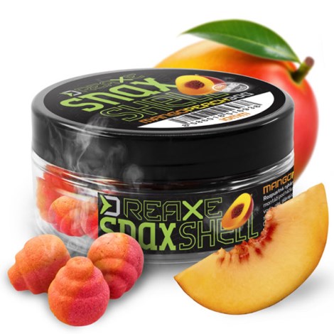 DELPHIN - Wafters rozpustná nástraha D Snax Shell Mango broskyňa 12 mm 30 g