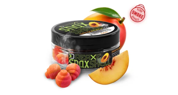 DELPHIN - Wafters rozpustná nástraha D Snax Shell Mango broskyňa 8 mm 30 g