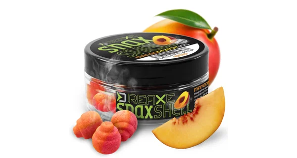 DELPHIN - Wafters rozpustná nástraha D Snax Shell Mango broskyňa 8 mm 30 g