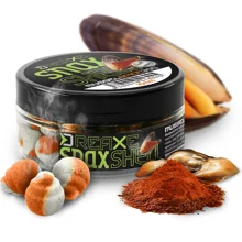 DELPHIN - Wafters rozpustná nástraha D Snax Shell Mušle korenie 8 mm 30 g