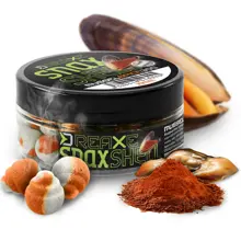 DELPHIN - Wafters rozpustná nástraha D Snax Shell Mušle korenie 8 mm 30 g