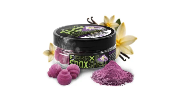 DELPHIN - Wafters rozpustná nástraha D Snax Shell Scopex vanilka 14 mm 30 g