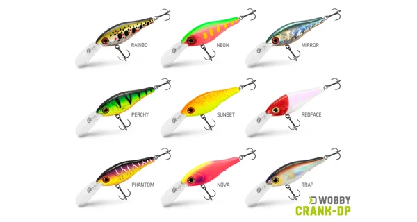 DELPHIN - Wobler WOBBY CRANK-DP Floating 7 cm 12 g Mirror