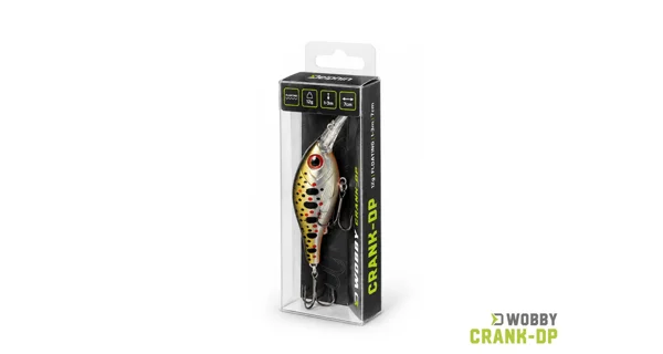 DELPHIN - Wobler WOBBY CRANK-DP Floating 7 cm 12 g Neón