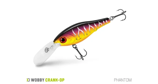 DELPHIN - Wobler WOBBY CRANK-DP Floating 7 cm 12 g Phantom