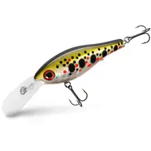DELPHIN - Wobler WOBBY CRANK-DP Floating 7 cm 12 g Rainbo