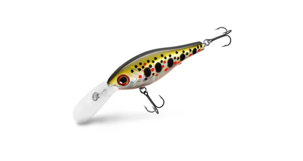 DELPHIN - Wobler WOBBY CRANK-DP Floating 7 cm 12 g Rainbo