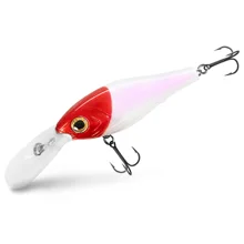 DELPHIN - Wobler WOBBY CRANK-DP Floating 7 cm 12 g Redface