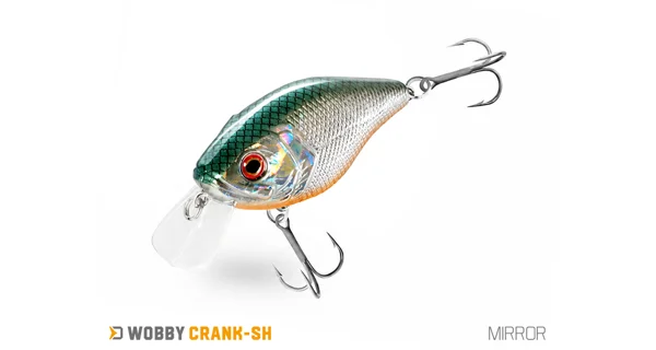 DELPHIN - Wobler WOBBY CRANK-SH Floating 5 cm 8 g Mirror