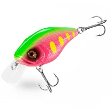 DELPHIN - Wobler WOBBY CRANK-SH Floating 5 cm 8 g Neón