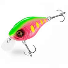 DELPHIN - Wobler WOBBY CRANK-SH Floating 5 cm 8 g Neón