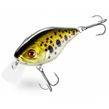 DELPHIN - Wobler WOBBY CRANK-SH Floating 5 cm 8 g Rainbo
