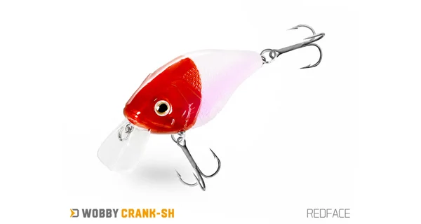 DELPHIN - Wobler WOBBY CRANK-SH Floating 5 cm 8 g Redface