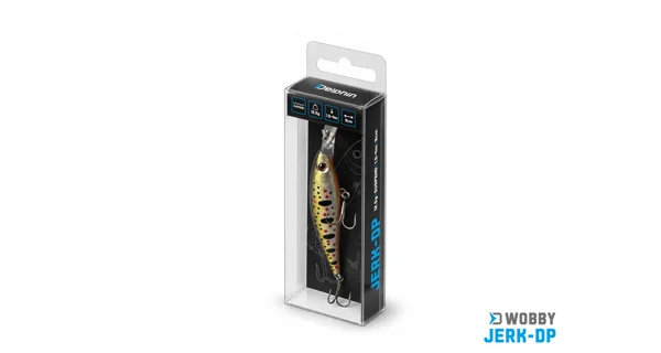DELPHIN - Wobler WOBBY JERK-DP Suspending 9 cm 12,5 g Phantom