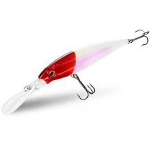 DELPHIN - Wobler WOBBY JERK-DP Suspending 9 cm 12,5 g Redface