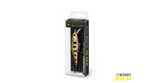 DELPHIN - Wobler WOBBY JERK-SH Suspending 8 cm 6,5 g Phantom