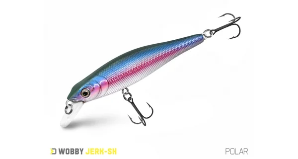 DELPHIN - Wobler WOBBY JERK-SH Suspending 8 cm 6,5 g Polar