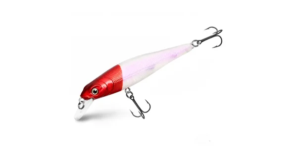 DELPHIN - Wobler WOBBY JERK-SH Suspending 8 cm 6,5 g Redface