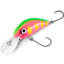 DELPHIN - Wobler WOBBY TROUT-SH Floating 4 cm 4 g Neón