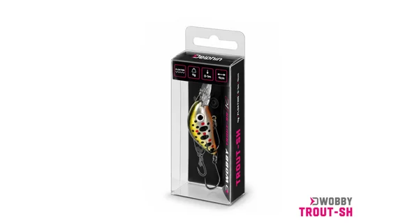 DELPHIN - Wobler WOBBY TROUT-SH Floating 4 cm 4 g Phantom