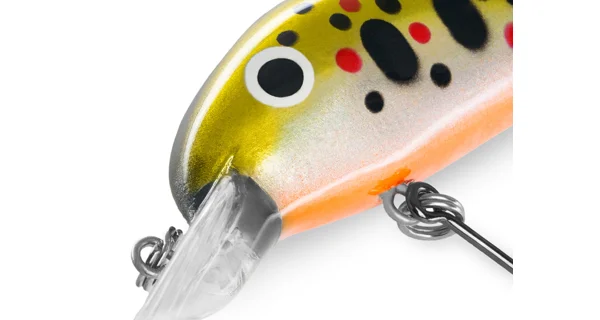 DELPHIN - Wobler WOBBY TROUT-SH Floating 4 cm 4 g Rainbo