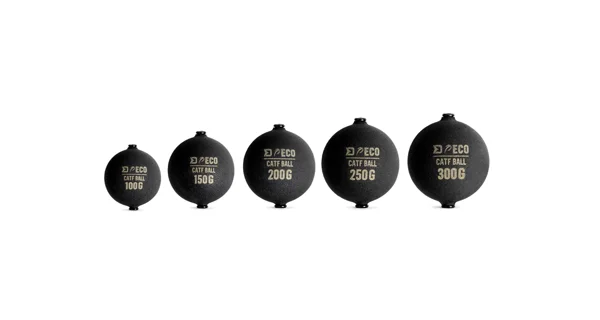 DELPHIN - Záťaž Bez Olova EcoCATF BALL Rubber 250 g