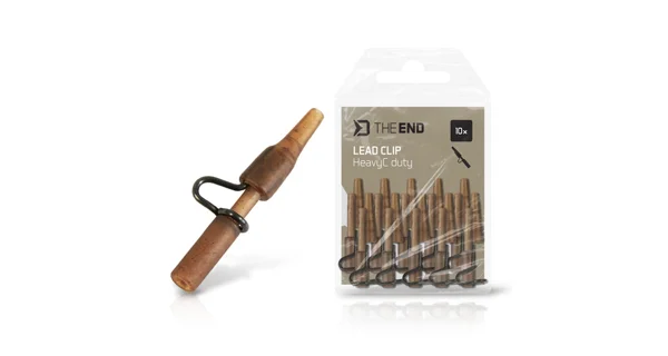 DELPHIN - Závesky HeavyC Duty TheEND Klip na olovo Ground 10 ks