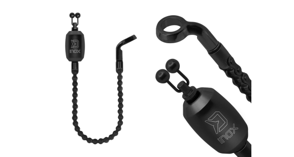 DELPHIN - Závesný retiazkový signalizátor INOX Black