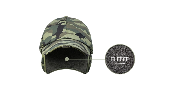 DELPHIN - Zimná šiltovka LED OutLINE Camo