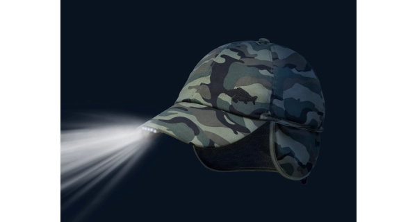 DELPHIN - Zimná šiltovka LED OutLINE Camo