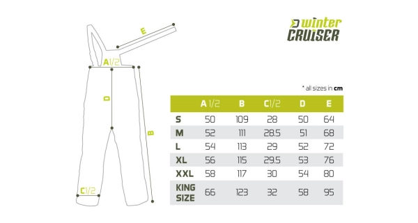 DELPHIN - Zimné nohavice Winter Cruiser 5T veľ. 3XL