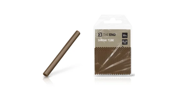 DELPHIN - Zmršťovacia hadička TheEND Hnedá 43x1, 6 mm 50 ks