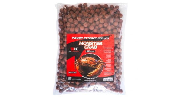 DK FISHING - Boilies Power Attract 20 mm 5 kg Monster Crab