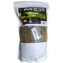 DK FISHING - Rozpustné pelety PVA Method Color 4 mm 1 kg Repka