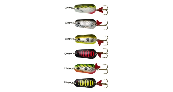 EFFZETT - Fz štandard spoon 4,5 cm 16 g Fluo Red Back UV 1 ks