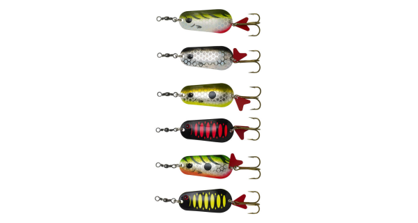 EFFZETT - Fz štandard spoon 5,5 cm 22 g Fluo Red Black UV 1 ks